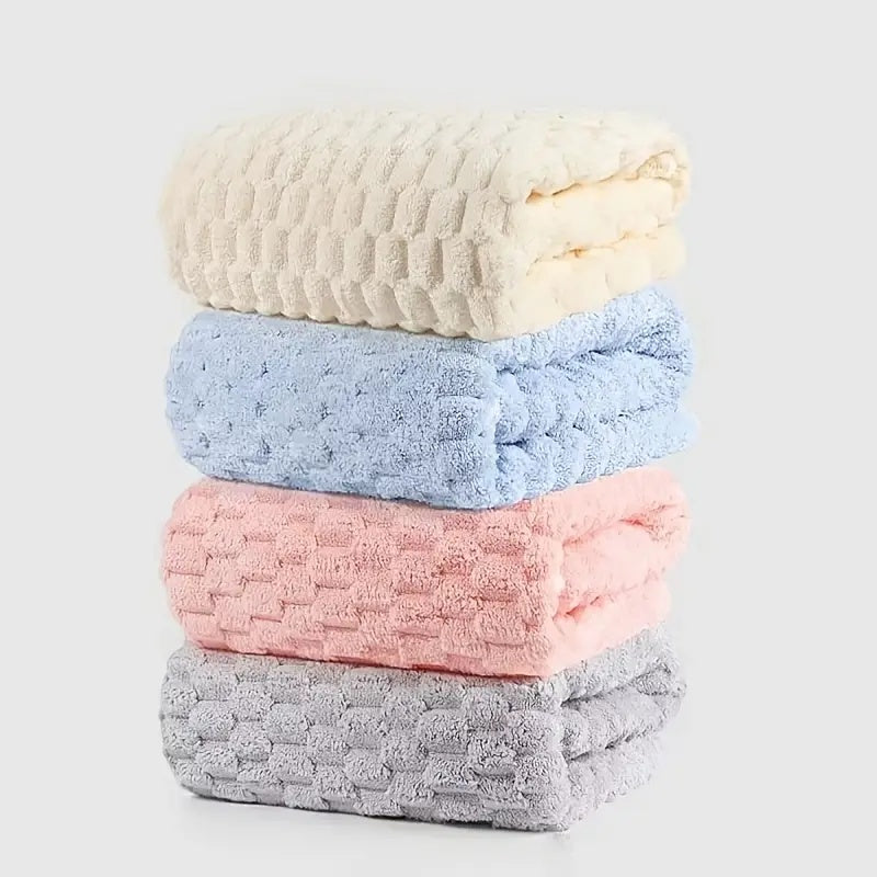 Luxury Microfiber Bath Towels 4-Pack  8X Absorbent Quick-Dry 27.5x55in Ultra Lightweight & Hypoallergenic For Spa Gym Travel  Super Soft Bath Sheets Set Mixed Color