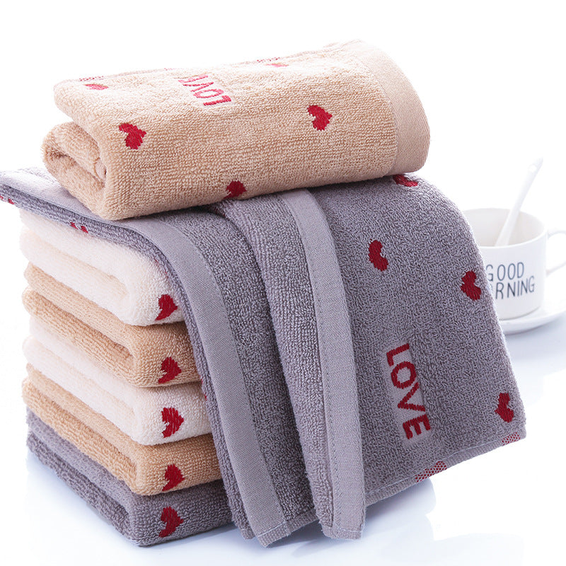 Heart Towels Pure Cotton