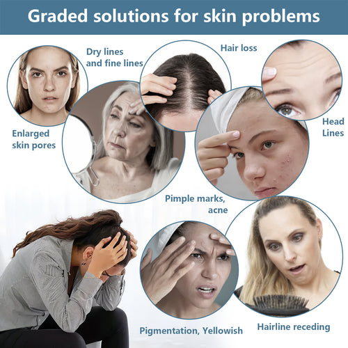 Dr Pen Electric Microneedle Derma Roller Pen with 15 Pieces Replacement Kit