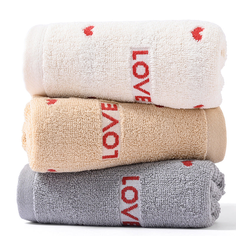 Heart Towels Pure Cotton