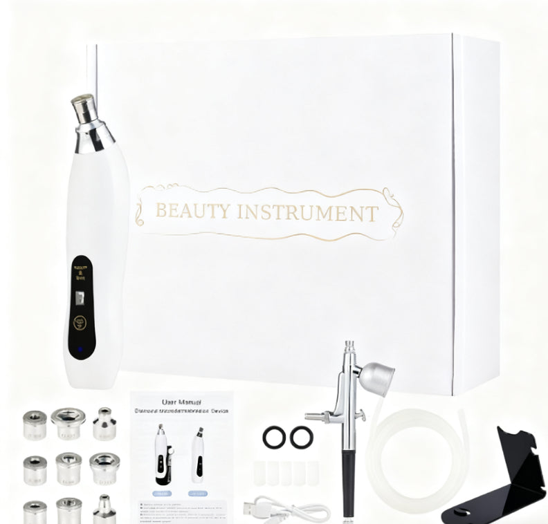 2-in-1 Diamond Microdermabrasion Beauty Device Multi-functional Exfoliation And Cleansing