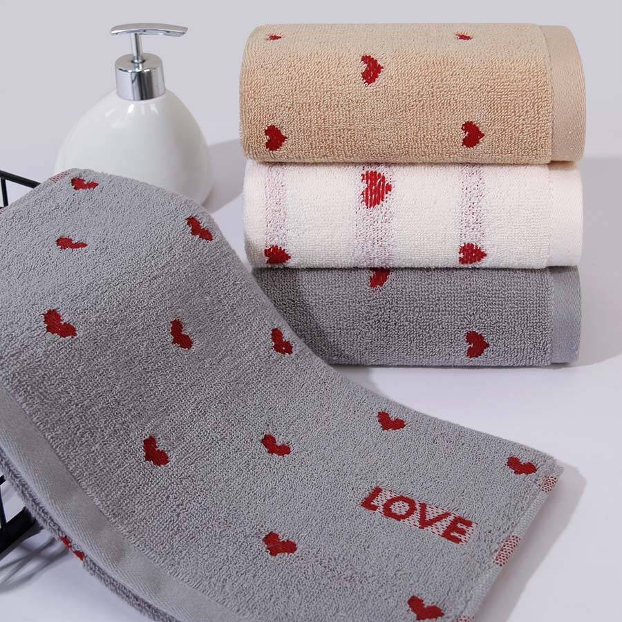 Heart Towels Pure Cotton