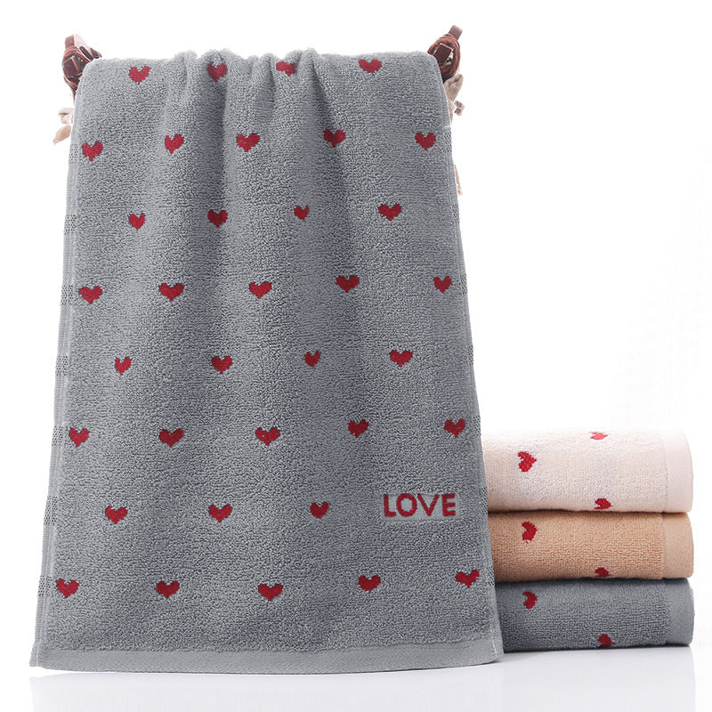 Heart Towels Pure Cotton