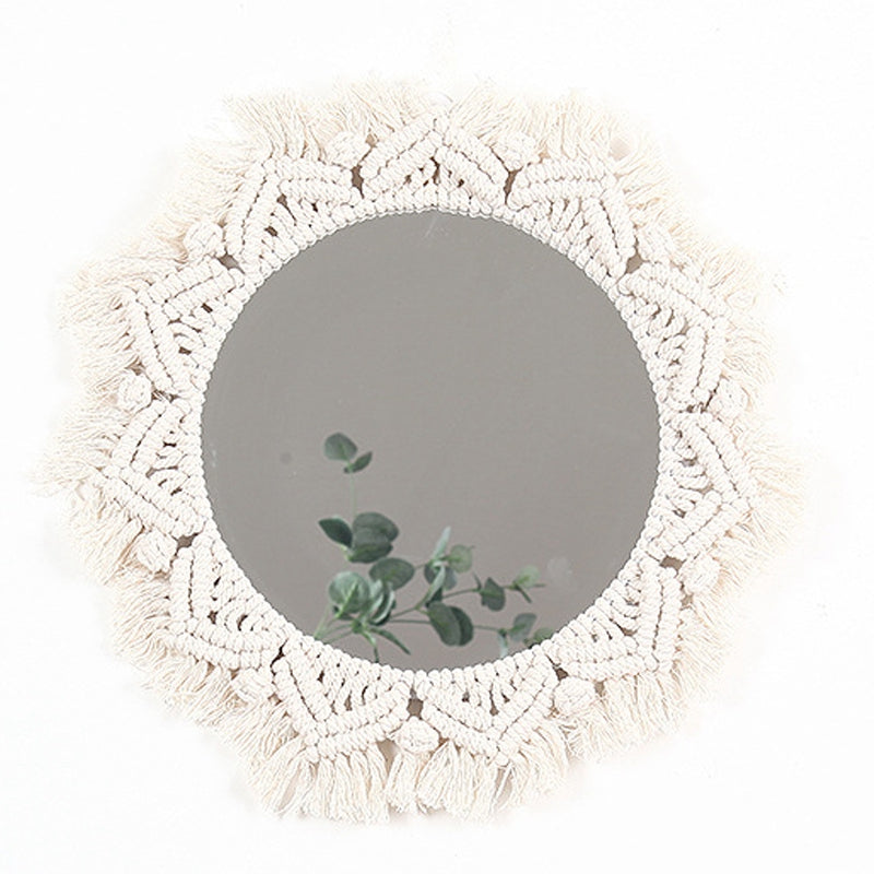 Hand-woven Vanity Mirror Tapestry Bedroom Homestay Vanity Mirror