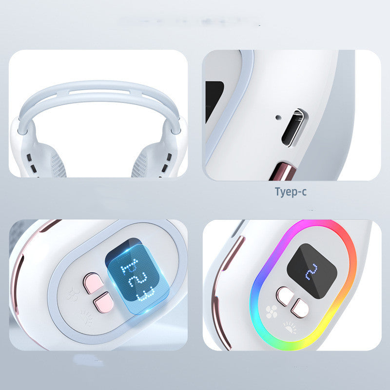 Silent Mini Usb Bladeless Hanging Neck Fan