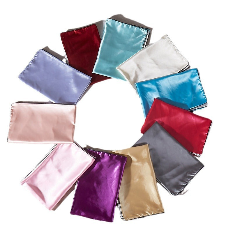 Double-sided Ice Silk Pillowcase Beauty Silk Pillowcase