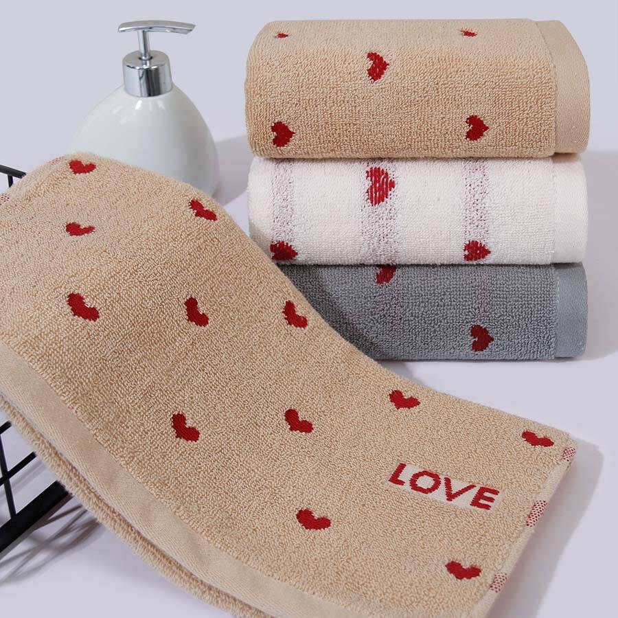 Heart Towels Pure Cotton