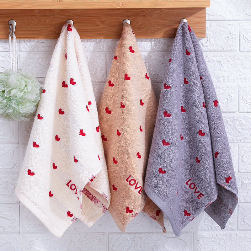 Heart Towels Pure Cotton