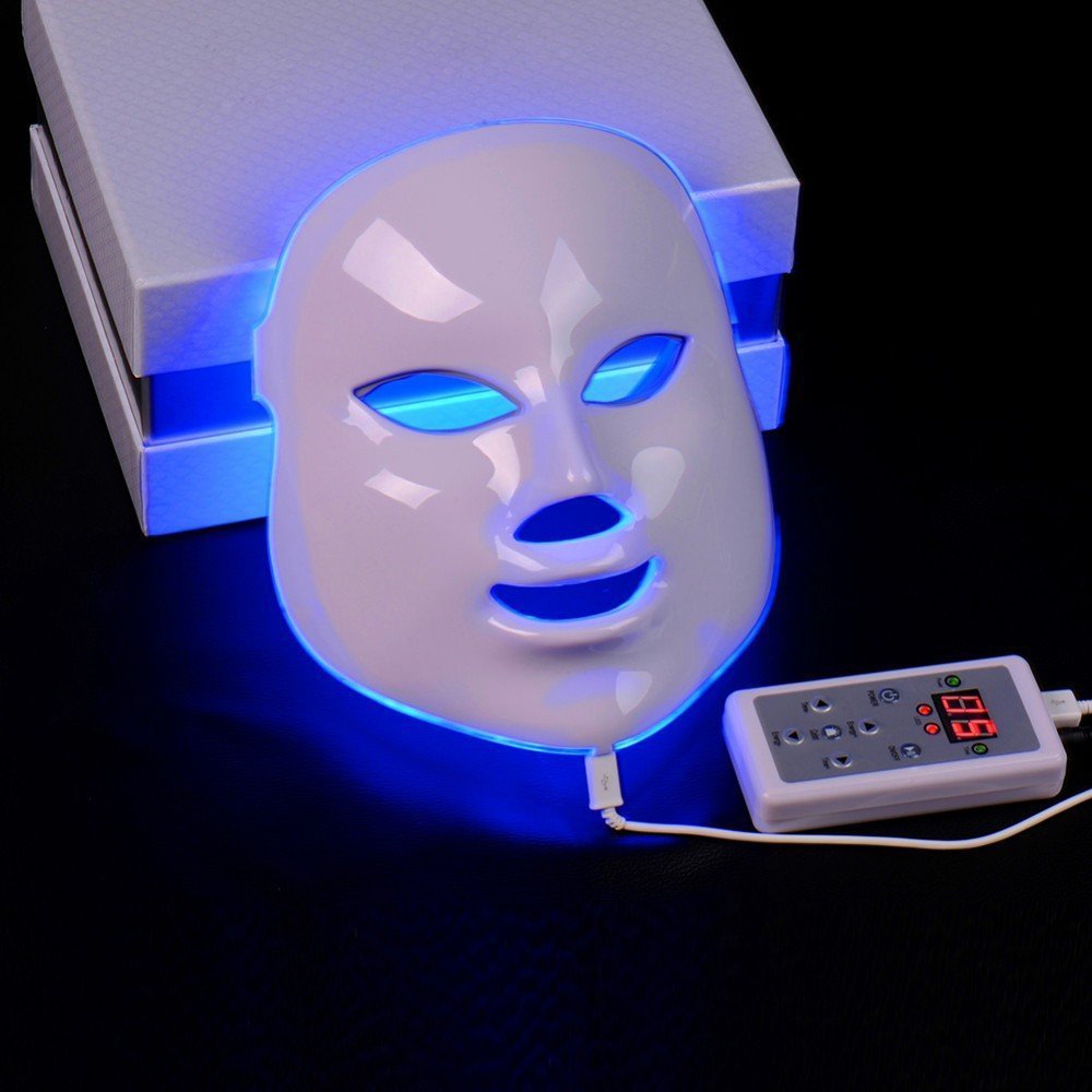 Beauty Red Purple Light Photon Skin Rejuvenation Mask Instrument Household Acne Spectrometer